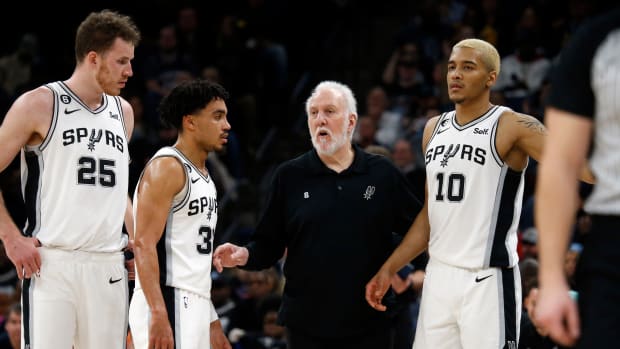 Tre Jones Jeremy Sochan Gregg Popovich